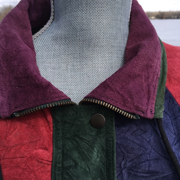 Chia Leather Bomber Jacket - Picture 2 of 13